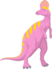 Purple And Yellow Dinosaur Clip Art
